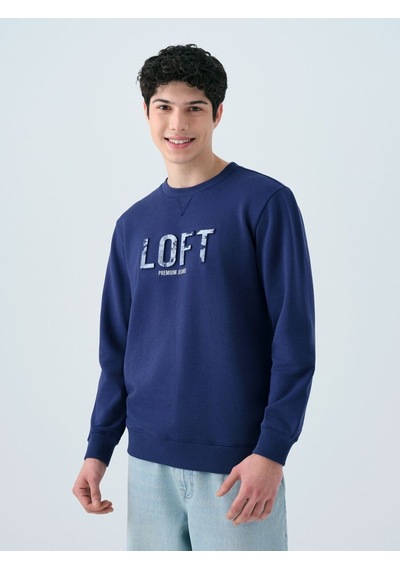 LOFT Regular Fit Erkek Sweatshirt Lf2039946 Q1.v1 Lacivert