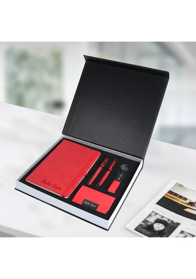 İsme Özel 5'Li Kırmızı Vip Set