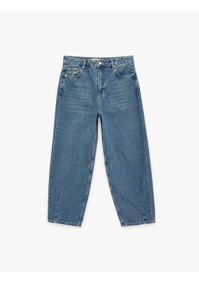 Koton Pamuklu Rahat Kalıp Normal Paça Balon Denim Pantolon -balloon Jean Orta İndigo 6sal40130md İndigo Koton Pamuklu Rahat Kalıp Normal Paça Balon Denim Pantolon -balloon Jean Orta İndigo 6sal40130md İndigo