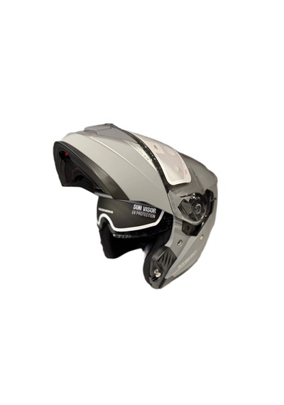 Shiro Discover Sv Çene Açılır Kask Mat Gri