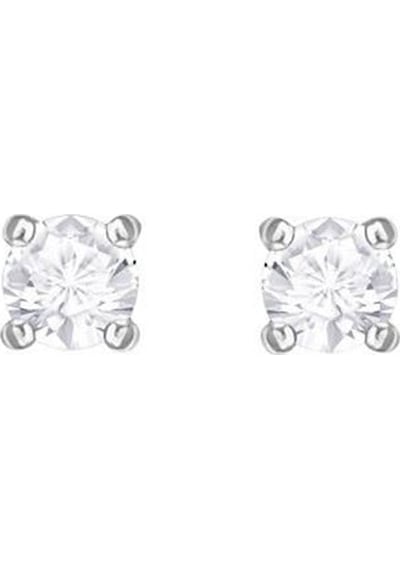 Swarovksi 5408436 Küpe Attract Round Gümüş