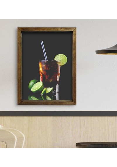 Bk Gift Cafe & Bar & Restaurant Konseptli Doğal Masif Ahşap Çerçe (551118197)