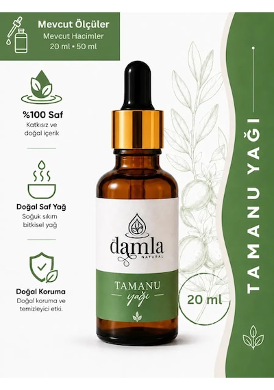 Biodamla Natural Tamanu Yağı 20 Ml