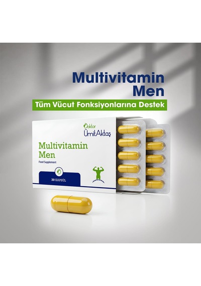 Dr. Ümit Aktaş Multivitamin Men 30 Kapsül