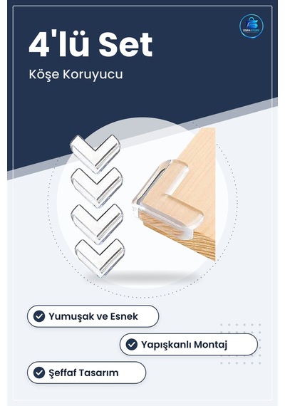 Çocuk Güvenliği İçin Yumuşak Esnek Yapışkanlı Mobilya Köşe Koruyu Diğer
