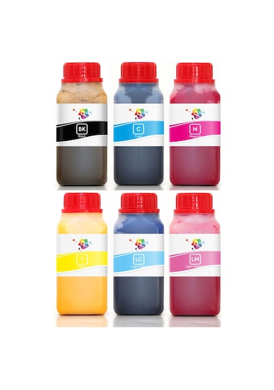 QC Epson Uyumlu Süblimasyon Mürekkep Seti 500ml 6 Renk