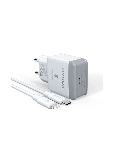 Syrox Pd18L 18W Pd Type-C To Lightning 3.0A Hızlı Şarj Cihazı