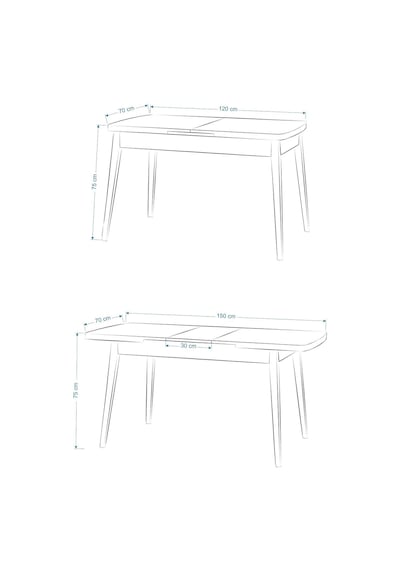 Vilinze Ege Sandalye-bank Avanos Ahşap Mdf Açılır Mutfak Masası Takımı - 70x120+30 Cm Beyaz Vilinze Ege Sandalye-bank Avanos Ahşap Mdf Açılır Mutfak Masası Takımı - 70x120+30 Cm Beyaz
