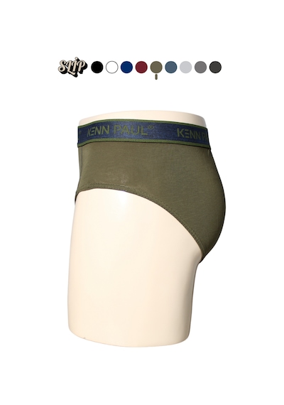Kp Erkek Düz Pamuklu Haki Boxer Slip Boxer Haki