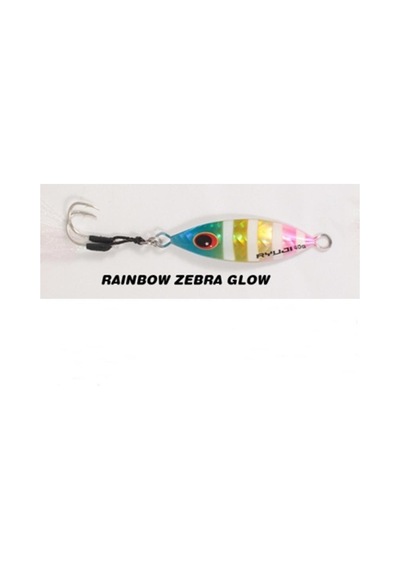 Ryuji Slow King Jig Yem Rainbow Zebra Glow