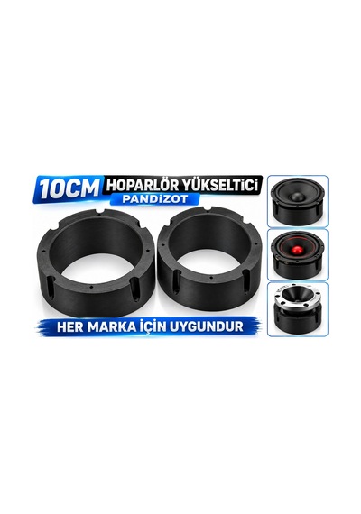 Hoparlör Yükseltici 10cm Hoparlör İçin - 10 Cm Hoparlör Yükseltici Pandizot - 2 Adet