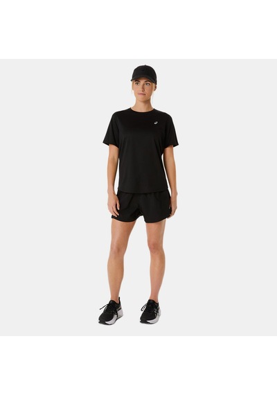 Asics Asıcs Sılver Ss Top Kadın Black/obsidian Grey Kısa Kollu Tshirt 2012d144-001