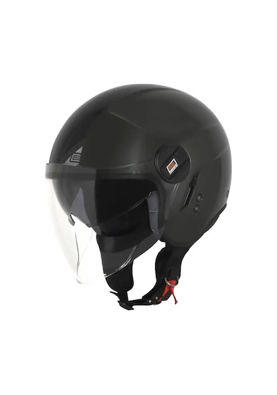 Alpha Solid Açık Motosiklet Kask Siyah