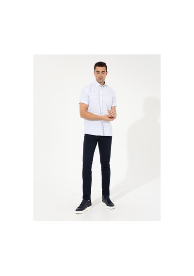 Pierre Cardin Lacivert Slim Fit Kanvas Pantolon 50251460-vr033