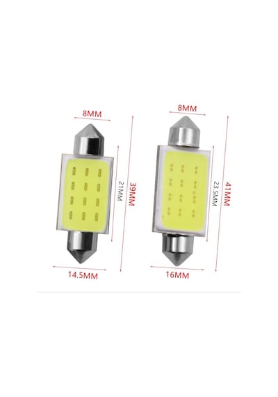 Sofit Led C5W Tavan Plaka Ampül 31Mm-36Mm-39Mm-41Mm 2 Adet 31Mm N11.5207