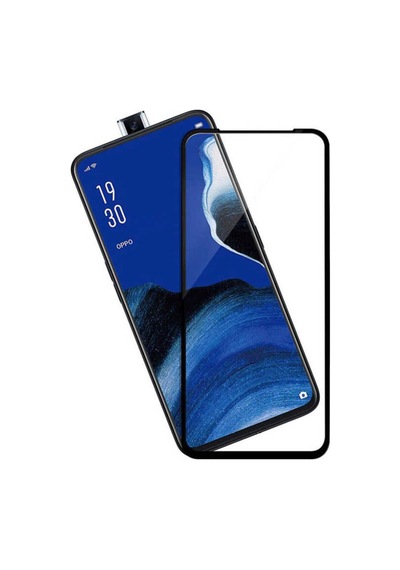 Ekılıf - Oppo Reno 2z Uyumlu - Ekran Koruyucu Davin 5d Cam Koruma - Şeffaf