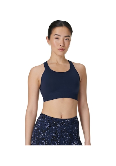 Sweaty Betty Sweaty Betty Stamina Seamless Sports Bra Kadın Mavi Fitness Bra 1599 Mavi