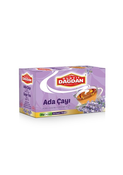 Ada Çayı 20'li Kutu Natürel Sallama Poşet Çay