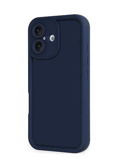 Apple Uyumlu iPhone 16 Kılıf Viera Seri Silikon Kapak Lacivert