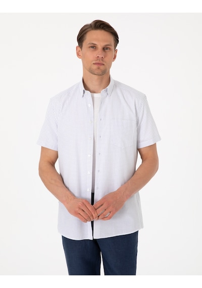 Pierre Cardin Erkek Lacivert Gömlek Desenli 50307262-vr033 Lacivert