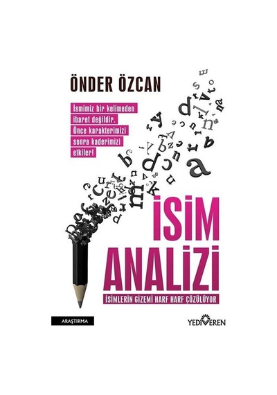 İsim Analizi - Önder Özcan - Yediveren Yayınları
