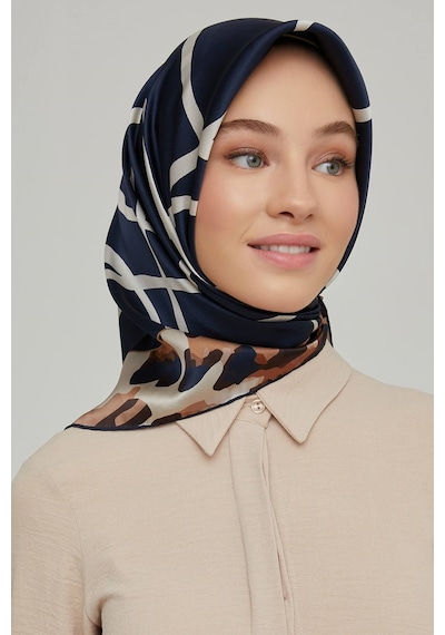 Armine Özel Nostalji Serisi Twill İpek Eşarp Modelleri 8653D-21
