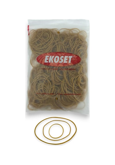 Ekoset Karışık Boylarda İnce Paket Lastikleri 500 Adet