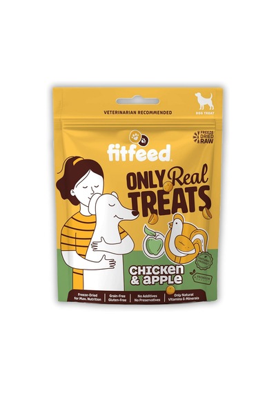 Freeze-dried Çiğ Tavuk & Elma Köpek Ödül Maması 40g