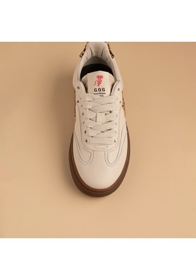 Sneaker Günlük Kadın Earth Lea Garden Of God Off White Animalier Çok Renkli