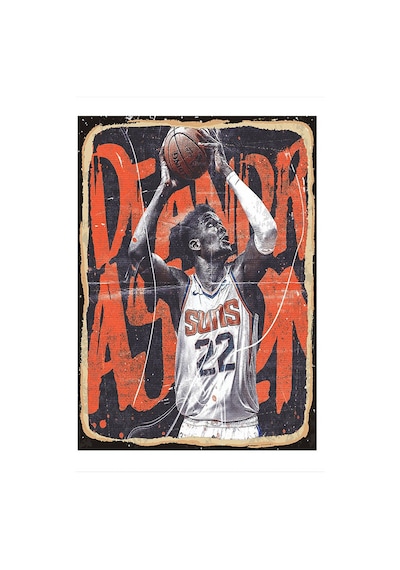 Bedeko Basketbolcu Hediyelik Ahşap Tablo 25 Cm X 35 Cm