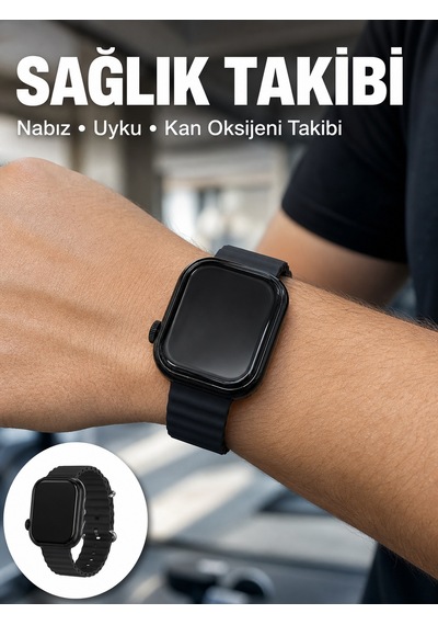 3 Kordonlu Akıllı Saat Bluetooth Arama Ve Akıllı Bildirim Destekli - Lisinya