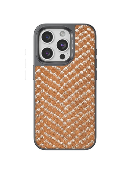 Venco Apple İphone 15 Pro Viper Kapak - Kahverengi 0.2M-Çok Renkli