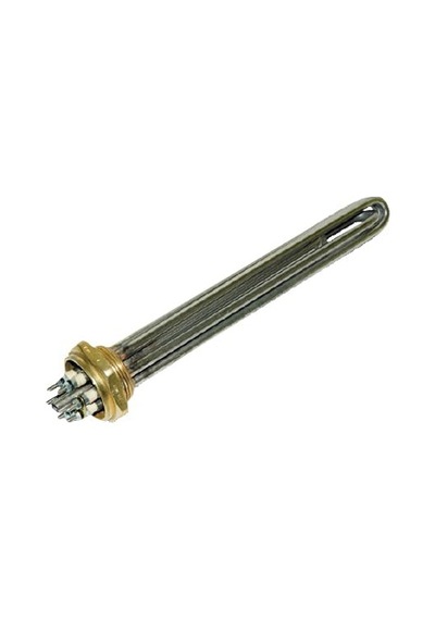 1/2 .5 Parmak Krom Kafalı Isıtıcı Rezistans 30-35-40-45-50cm Ozn-744aa Termostatlı 40cm-10kw