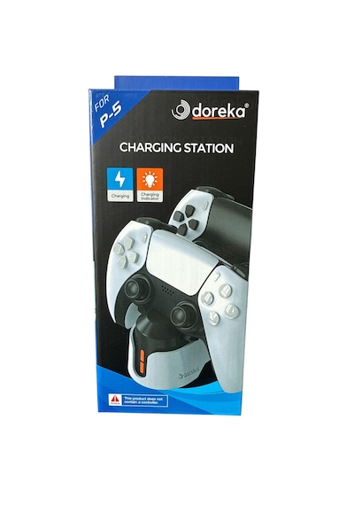 Doreka Ps5 Dualsense Şarj İstasyonu Playstation 5 Uyumlu Charging Station - Tp5-1501s Beyaz