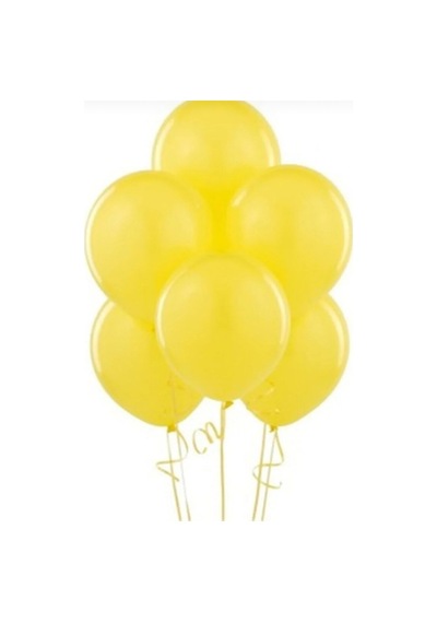 Sarı Pastel Balon 12 Inç 10 Lu Sarı Sarı