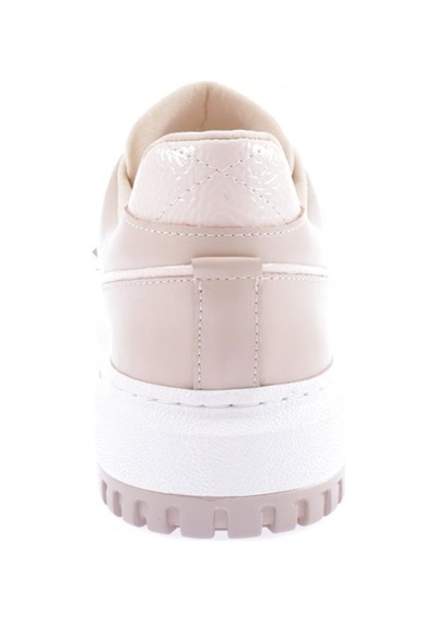 Dgn 020-22k Kadin Kalin Taban Bağcikli Dikiş Detayli Sneakers Ayakkabi 020-2252-R0152 Bej