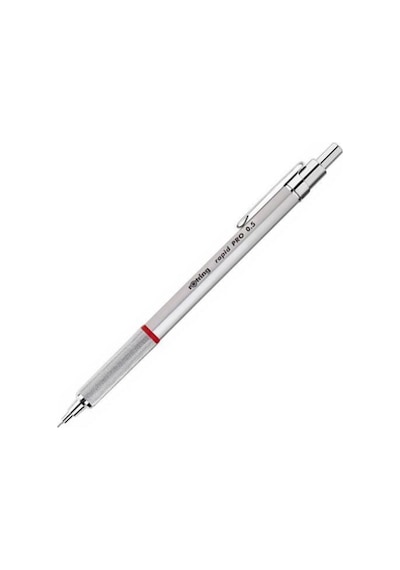 Rotring Rapid Pro 0.7 Mm Gümüş Versatil Mekanik Metal Gövde Kalem Metalik