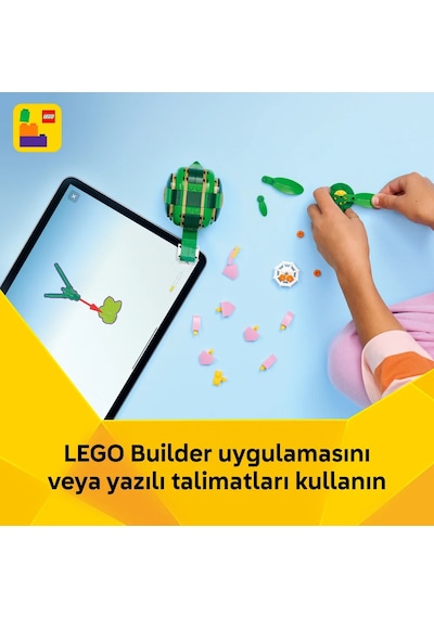LEGO® Creator 3’ü 1 Arada Kaplumbağa ile Nilüfer Çiçeği 31377-7 Yaş ve Üzeri Çocuklar için Yaratıcı Oyuncak Yapım Seti (124 Parça)