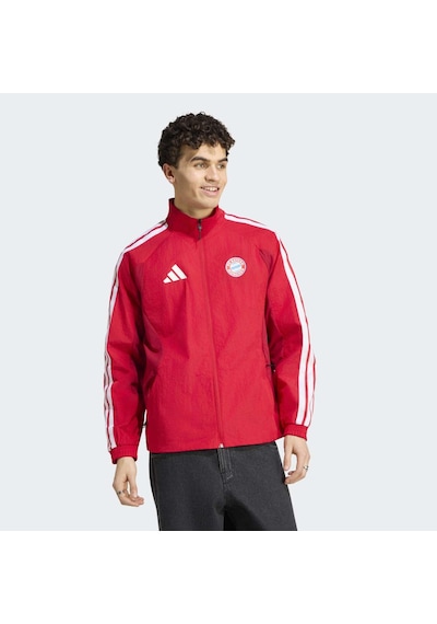 Adidas Kv6732 Fcb H Anth Fc Bayern Muenchen İç Saha Anthem Ceket Kırmızı