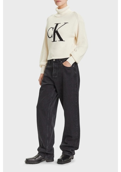 Calvin Klein Bayan Kazak Lv047d349g 101 Beyaz Beyaz
