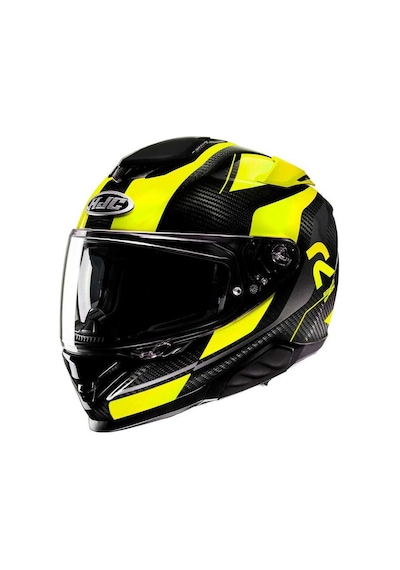Hjc Rpha71 Carbon Hamıl Mc3h Kapalı Kask Sarı - Siyah