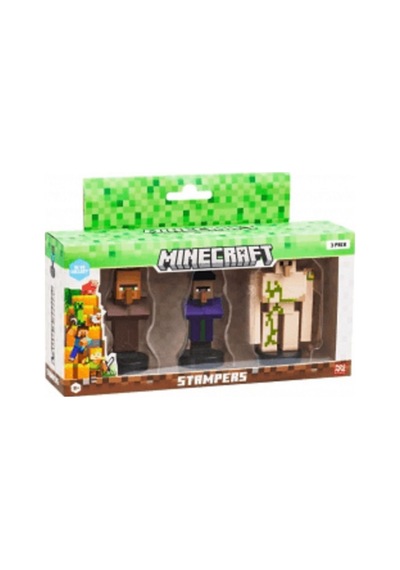 Minecraft 3d Figür Stamper 3'lü Set - Model 3