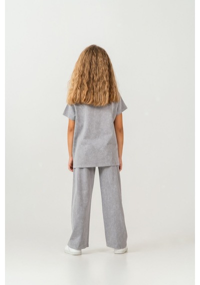 U.s. Polo Assn. Kız Çocuk Gri Pijama Takım Gri