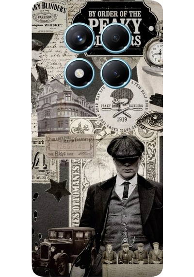 Redmi Note 14 Pro 4g Uyumlu Peaky Blinders Baskılı Silikon Kılıf Renkli