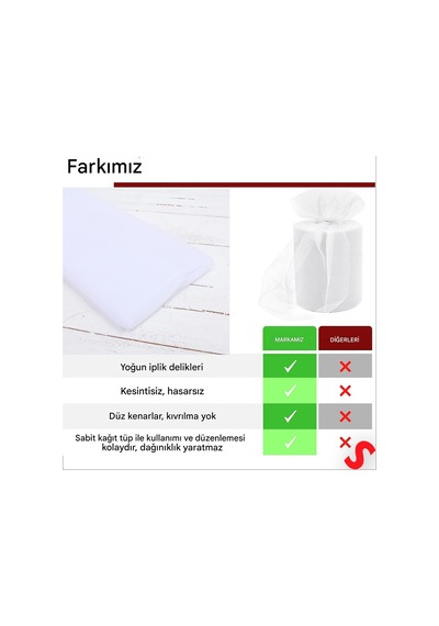 Süsleme Tülü Grek Tül Rulo, 66 Cm X 10 Mt - Beyaz 0-99