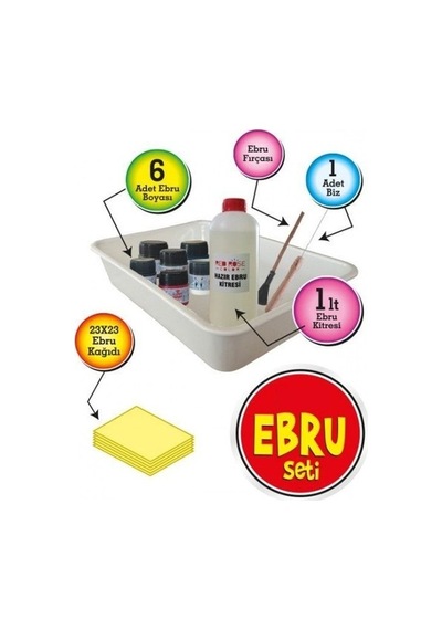 Ebru Başlangıç Seti - Hazır Ebru Yapım Seti