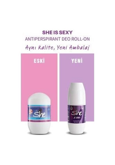 She Kadın Roll-on Uzun Süre Ferahlık Ve Koruma - Rollon & Sexy Kadın 40ml