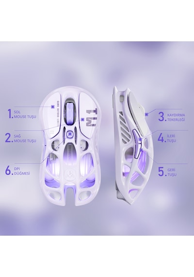 Gravastar V75 Manyetik Kablolu Gaming Klavye, M1 Pro Kablosuz Optik Mouse Ve Mousepad Oyuncu Seti, L Optik