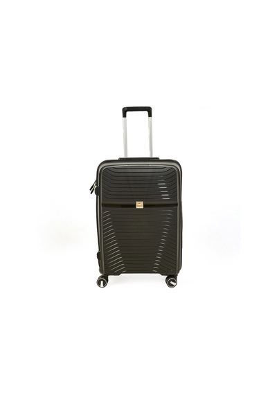 Hoffmannss Orta Boy Pp Valiz - Siyah - 58 Cm Çok Renkli