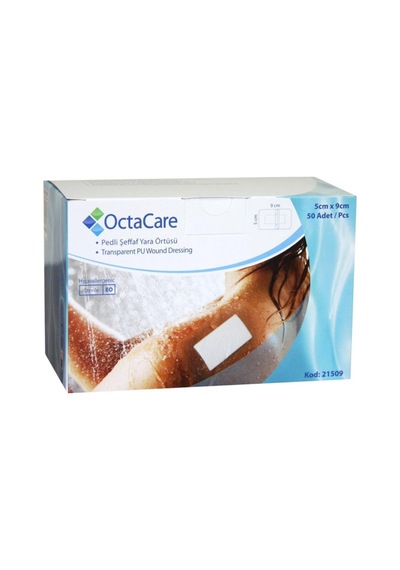 Şeffaf Yara Örtüsü 5cmx9cm 50 Adet